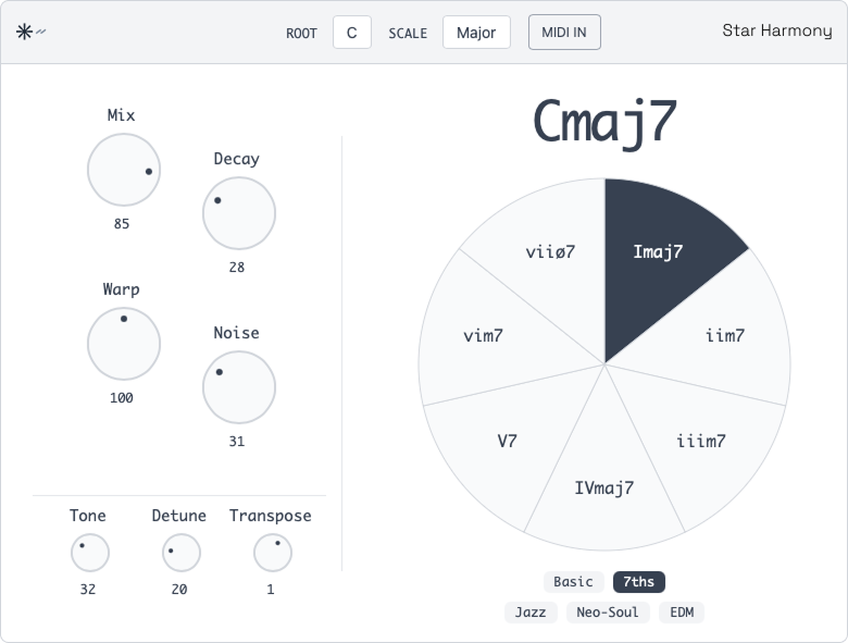 Star Harmony Plugin Interface